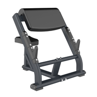 FF44 Seated Preacher Curl Bench | Biceps Isolation Station | Arm Curl Chair
