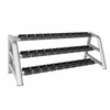 AN72 Three Rows Dumbbell Rack | Dumbbell Storage | Gym Organization