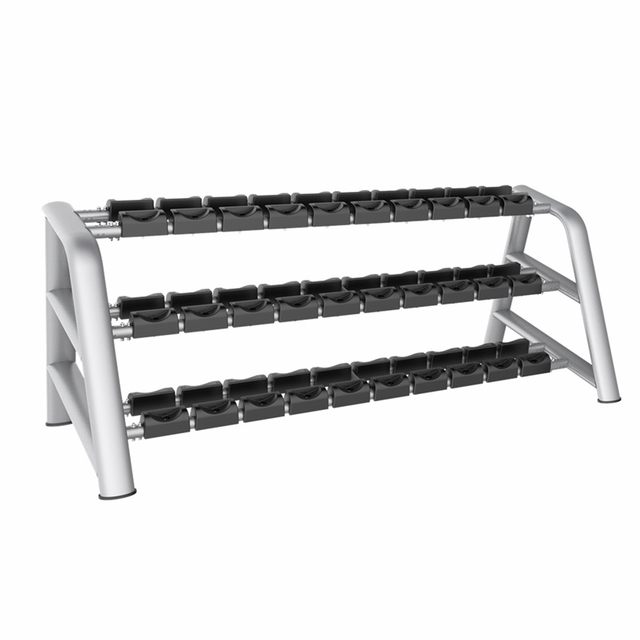 AN72 Three Rows Dumbbell Rack | Dumbbell Storage | Gym Organization