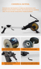 MND-W10 Air + Magnetic Resistance Rower | Dual Resistance System | MND FITNESS