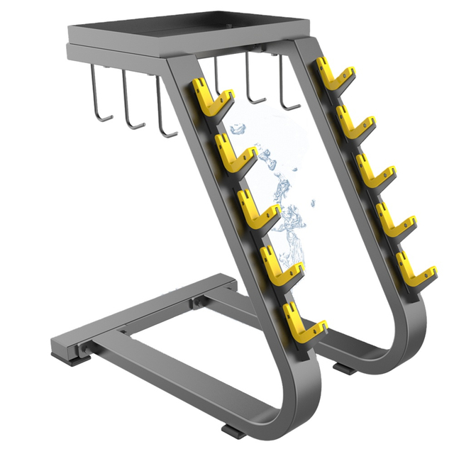F53 Handle Storage Rack | Gym Accessory Organizer | Equipment Storage Solution