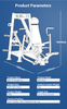 BSW-SPL01 Super Vertical Chest Press | Commercial Chest Press Machine | Gym Strength Equipment