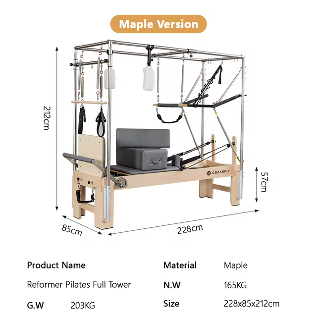 MND-W25A Pilates 3-in-1 (Maple Wood) | Premium Version | MND FITNESS