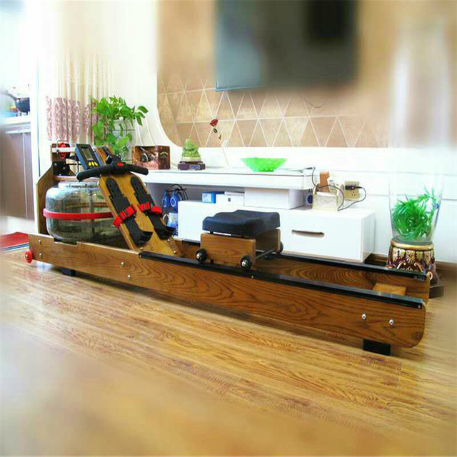 MND-W2 Unfoldable Wooden Water Rower | Solid Oak Construction | MND FITNESS