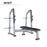 MND FH43 Olympic Flat Bench | Commercial Barbell Bench Press Station