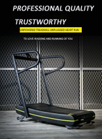 MND-Y400 Mini Curved Treadmill | Nylon Belt, Compact Design | MND FITNESS