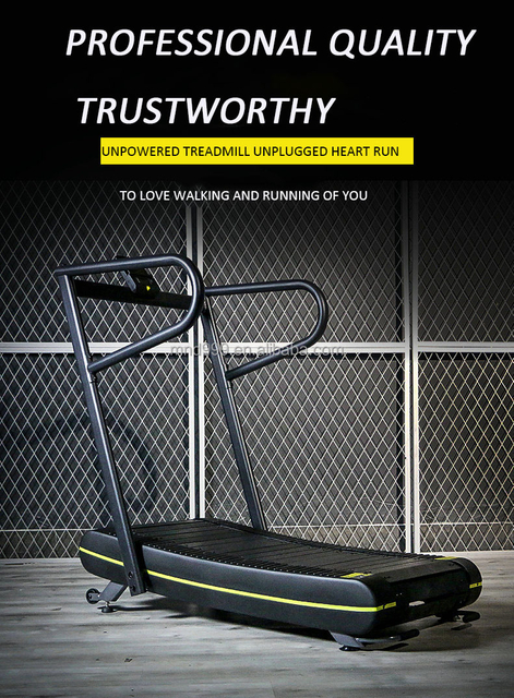 MND-Y400 Mini Curved Treadmill | Nylon Belt, Compact Design | MND FITNESS