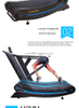 MND-CC16A Curved Treadmill | Aluminium Alloy Belt | Manual Runner | MND FITNESS