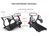 MND-Y500A Flat Board Mechanical Treadmill | Magnetic Resistance | MND FITNESS