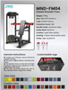 MND-FM04 Seated Shoulder Press Machine | Overhead Press | Deltoid Strength Equipment