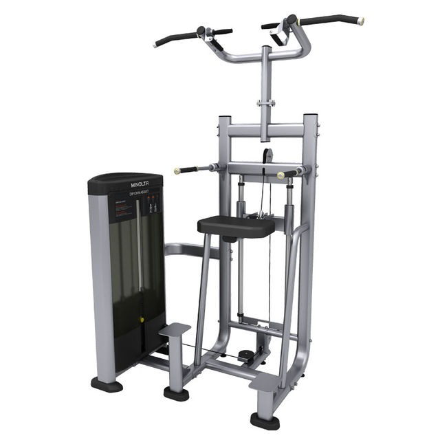 MND-FS09 Dip & Chin Assist Machine | Inclusive Calisthenics Trainer | Weight-Assisted Bodyweight Station