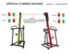 MND-W100 Manual Vertical Climbing Machine (Chain Driven) | Full Body Workout | MND FITNESS