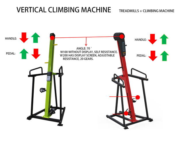 MND-W100 Manual Vertical Climbing Machine (Chain Driven) | Full Body Workout | MND FITNESS